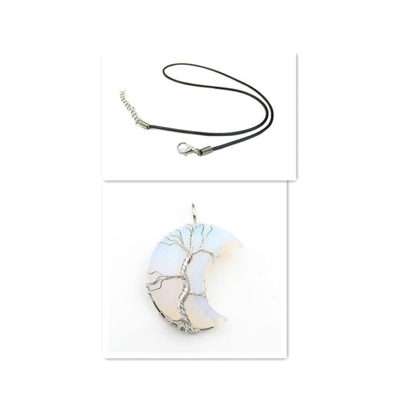Edith Tree of Life and Moon Necklace - image 10
