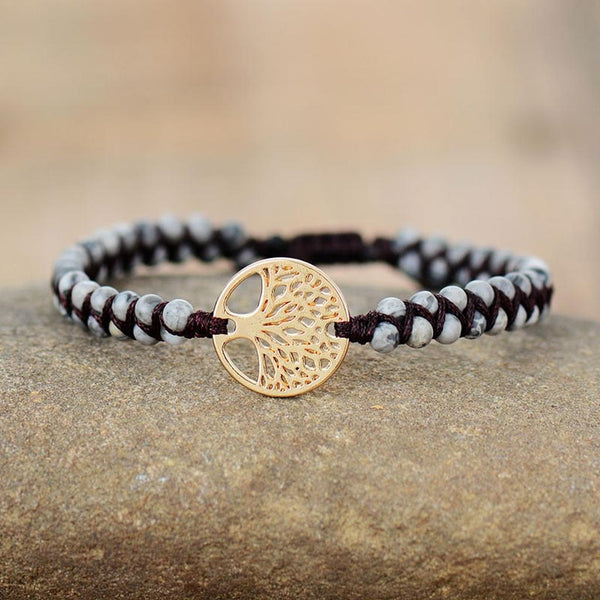 Mavis Jasper-Look Tree of Life Bracelet - image 3