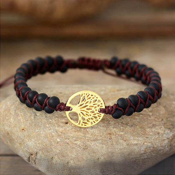 Mavis Jasper-Look Tree of Life Bracelet - image 4