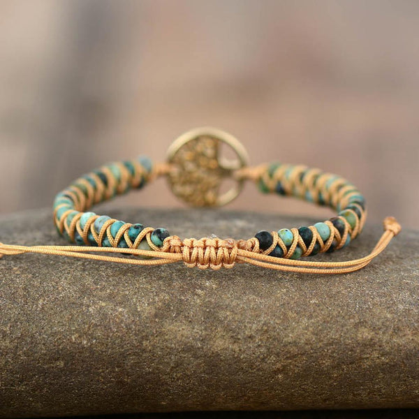 Mavis Jasper-Look Tree of Life Bracelet - image 6