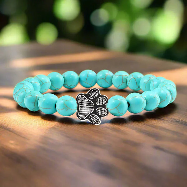 Ellen Paw-Shaped Bead Bracelet - image 1