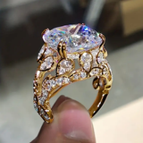 Gwendolyn Vintage-Style Accent Ring — Gold-Tone — image 1