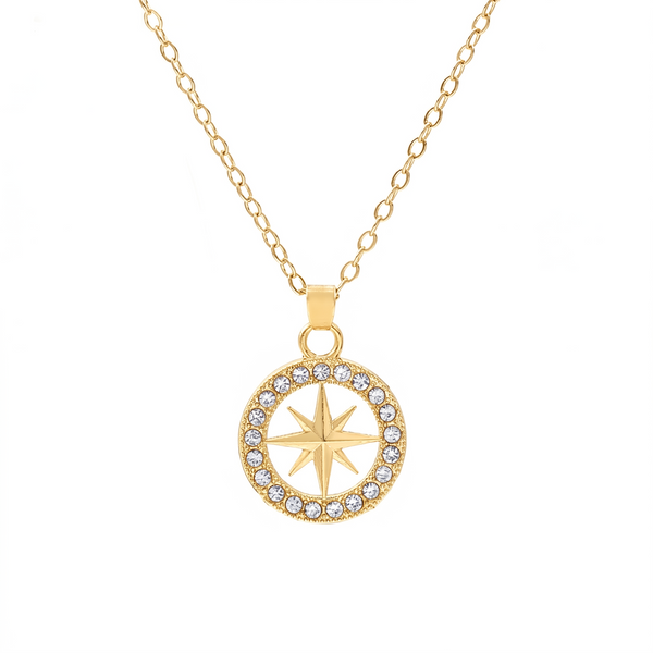 Ellis North Star Pendant Necklace — Gold-Tone — image 2
