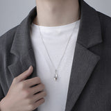 Edwin Vector Pendant Necklace | Silver-Tone — image 2