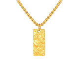 Thomas Hammered Bar Necklace — Gold-Tone — image 2