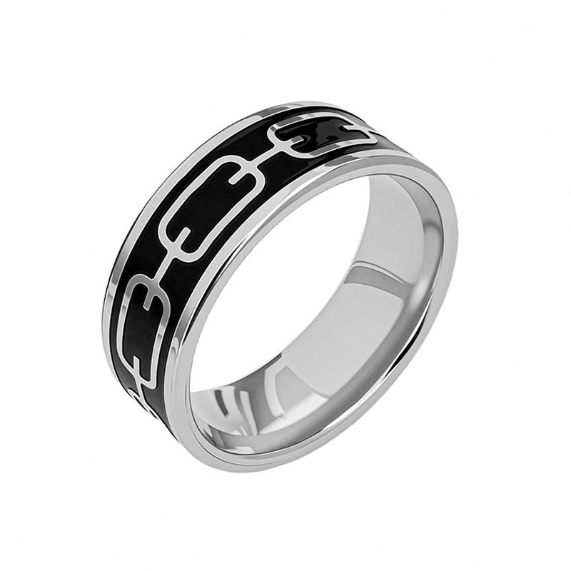 Edward Link Ring | Silver-Tone