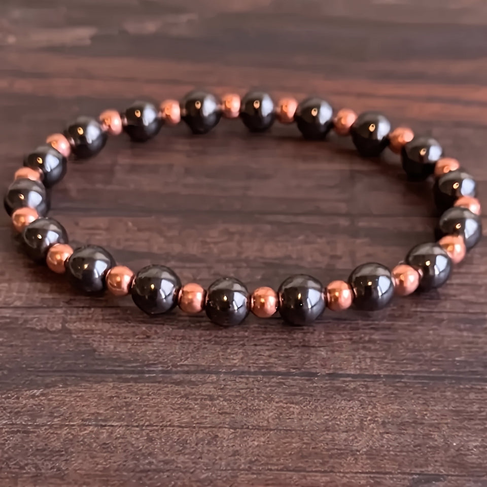 Edith Beaded Bracelet | Copper-Tone