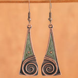 Camilla Swirl Earrings | Copper-Tone — image 2