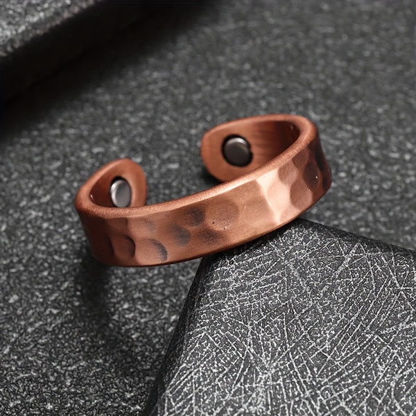 Adeline Textured Ring | Copper-Tone — image 2