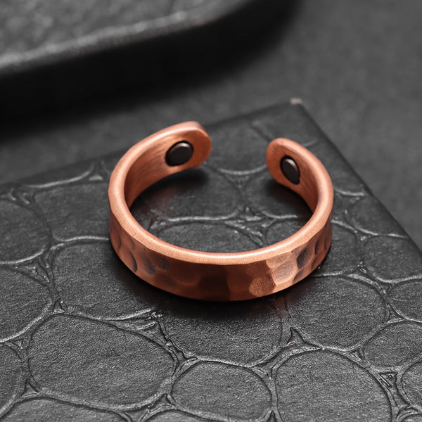 Adeline Textured Ring | Copper-Tone — image 4
