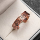 Isabelle Woven Rune Ring | Copper-Tone