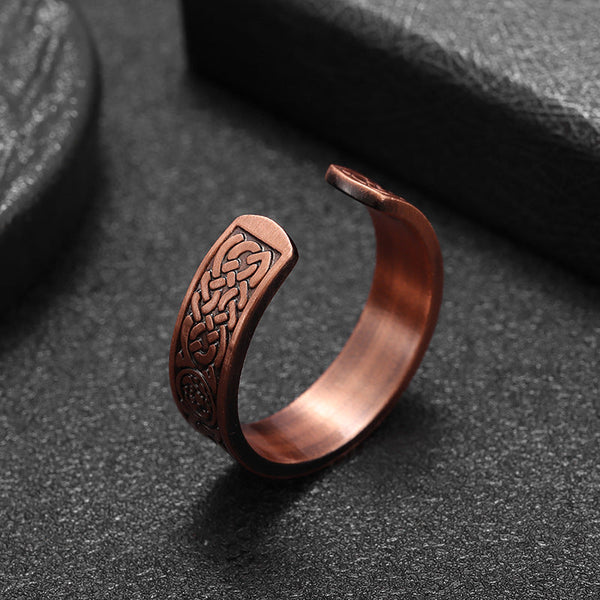 Isabelle Woven Rune Ring | Copper-Tone — image 2