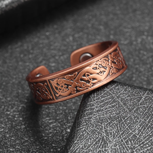 Josephine Crest Ring | Copper-Tone — image 3