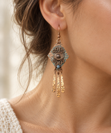 Marina Spiral Earrings | Copper-Tone — image 2