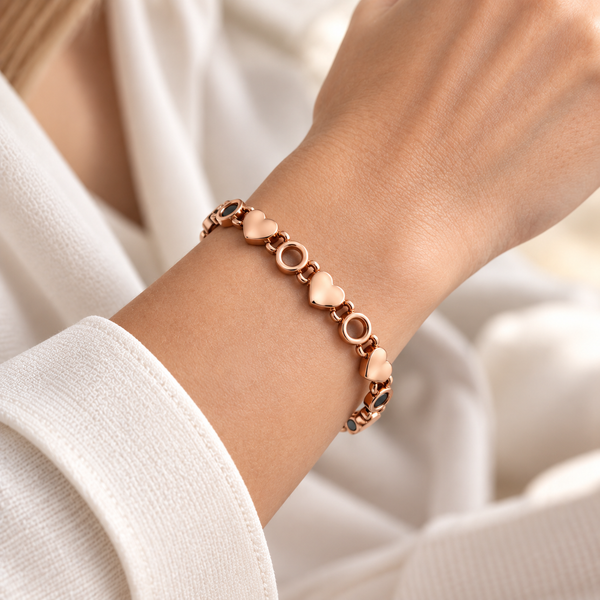 Beatrice Heart Bracelet | Copper-Tone — image 2
