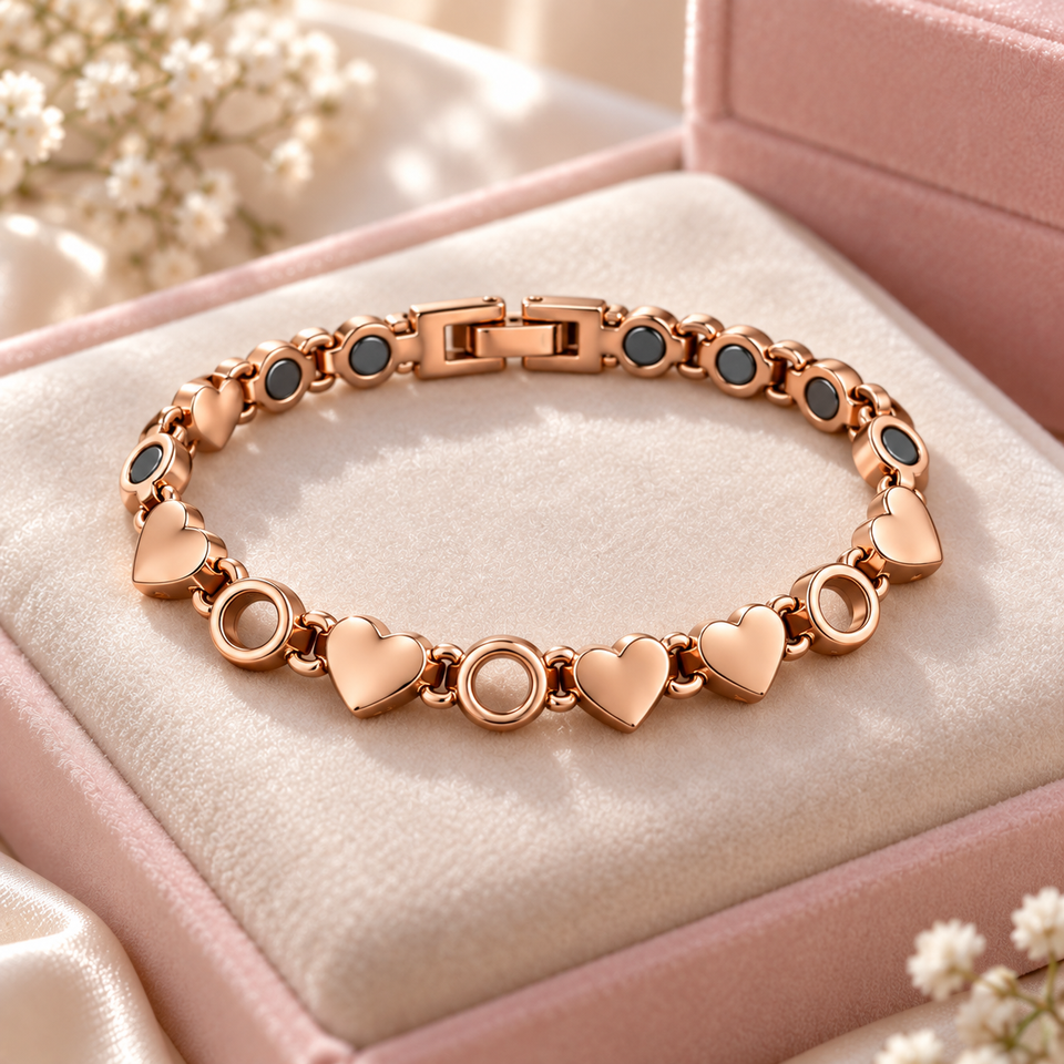Beatrice Heart Bracelet | Copper-Tone