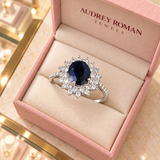 Rebecca Ring (silver-tone) viewed from above inside the Audrey boutique.
