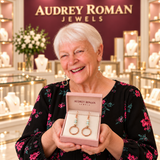 Celia Orb Earrings in the Audrey Roman Jewels boutique — owner
