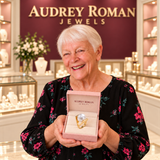 Caroline Retro Pearl-Look Ring | Gold-Tone  presented by the Audrey owner.