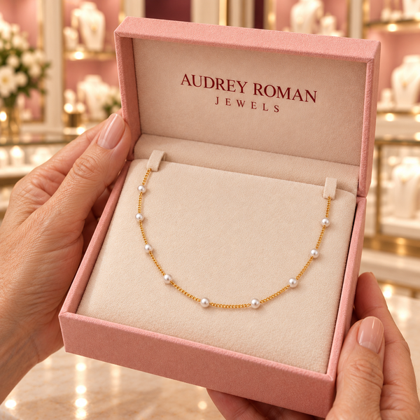 Audrey Roman Jewels boutique — hands