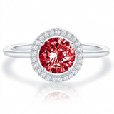 Jocelyn Crimson Ring | Silver-Tone — image 4